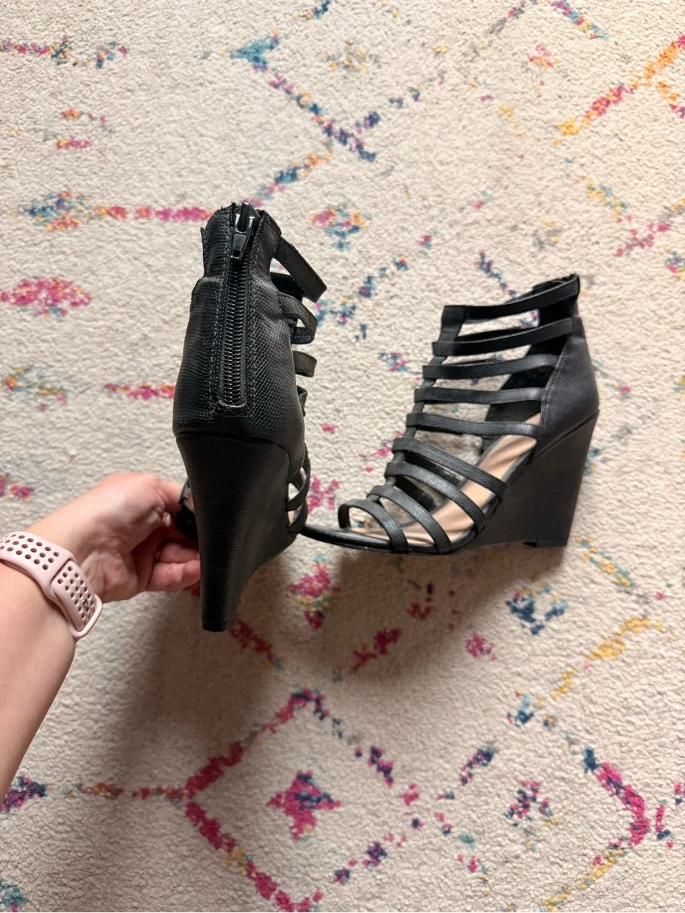 Express Strappy wedge sandals